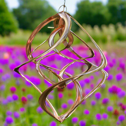 Cosmix Copper Double Spiral Large Wind Spinner - 20 incredible