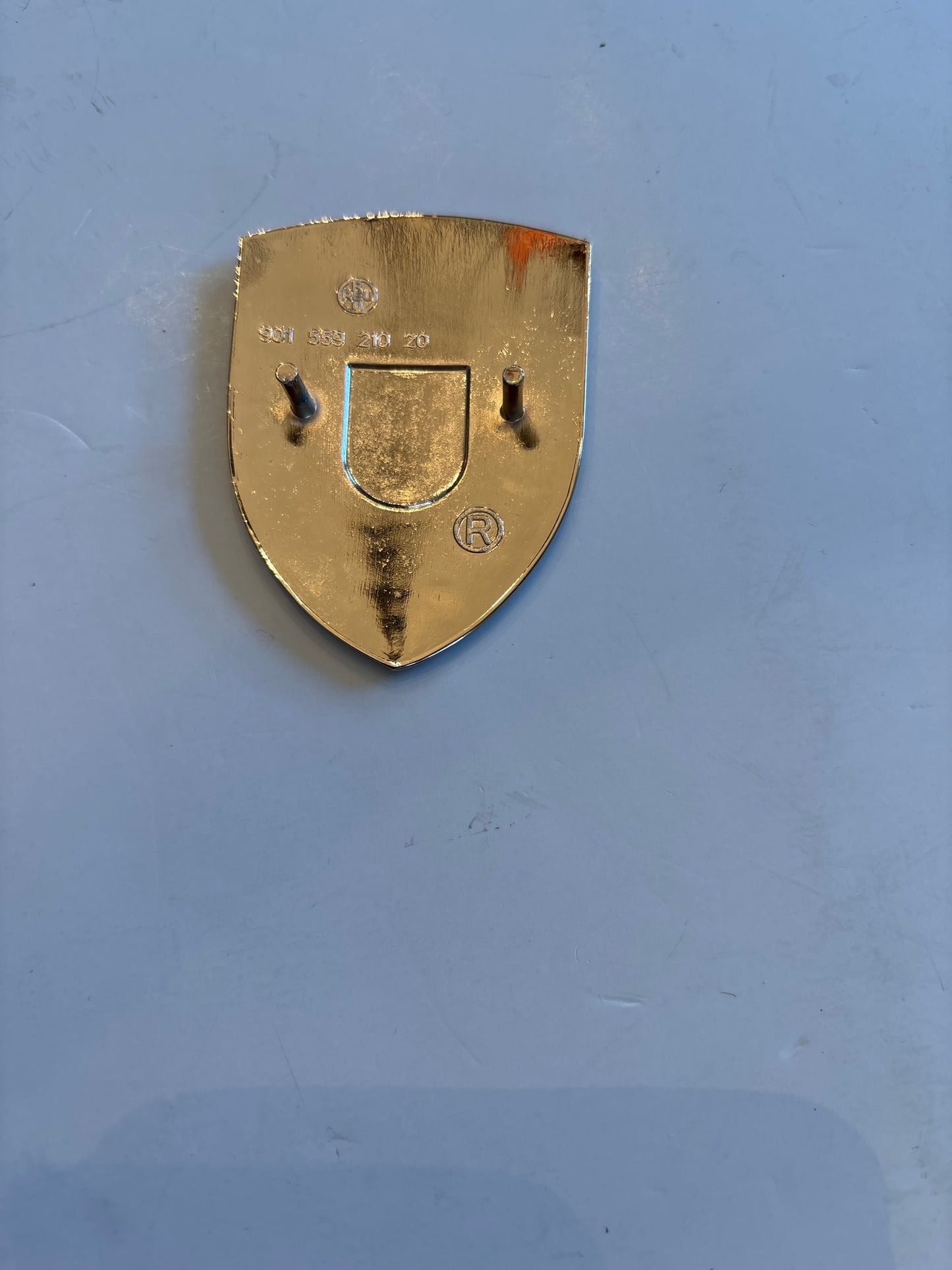 Porsche Metal hood emblem