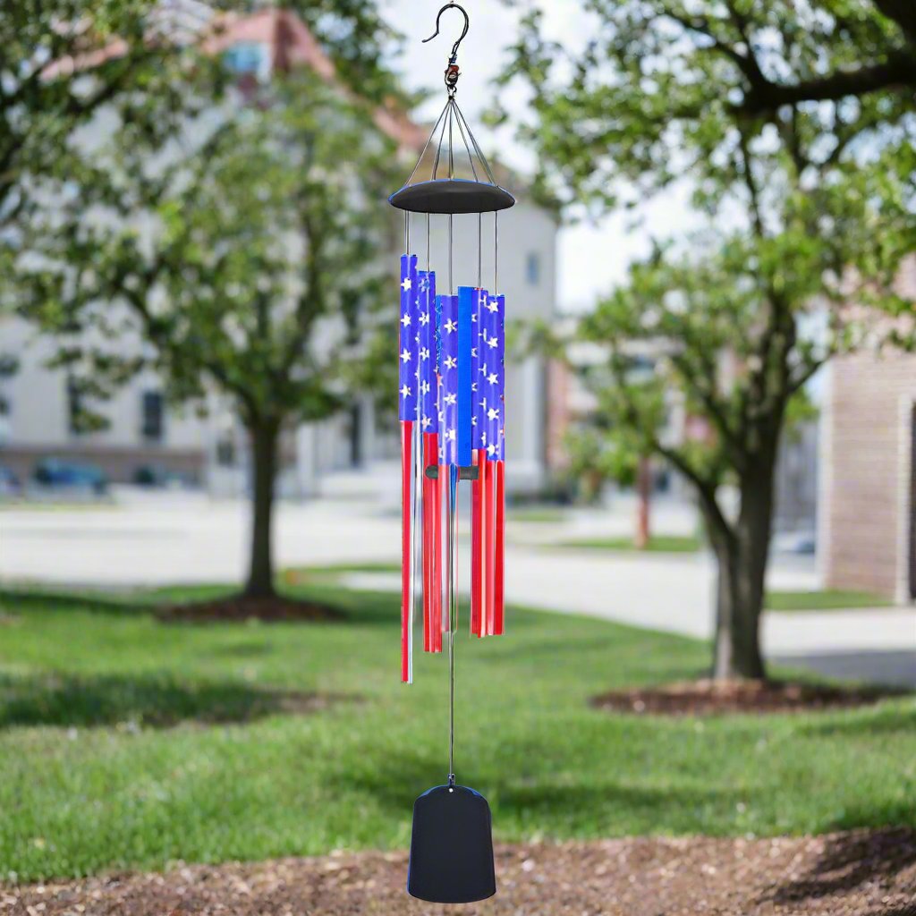 Chime Printed Tune UV Patriotic Flag LG