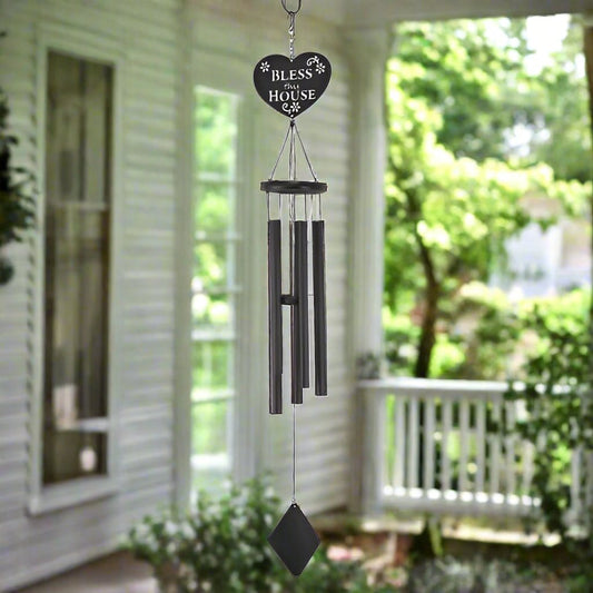 Chime Shadow Bless this House 40"