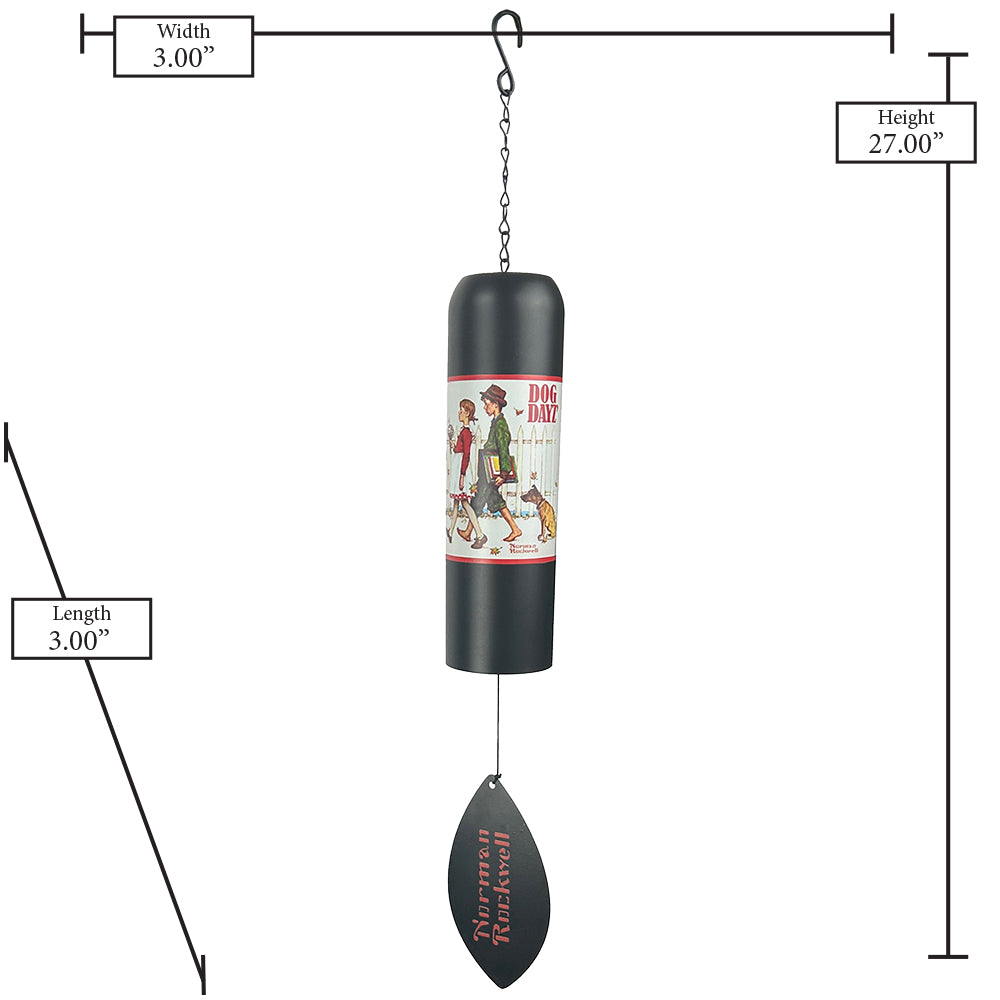 Honor your Pet with a Chime Bell by Norman Rockwell Dog Dayz