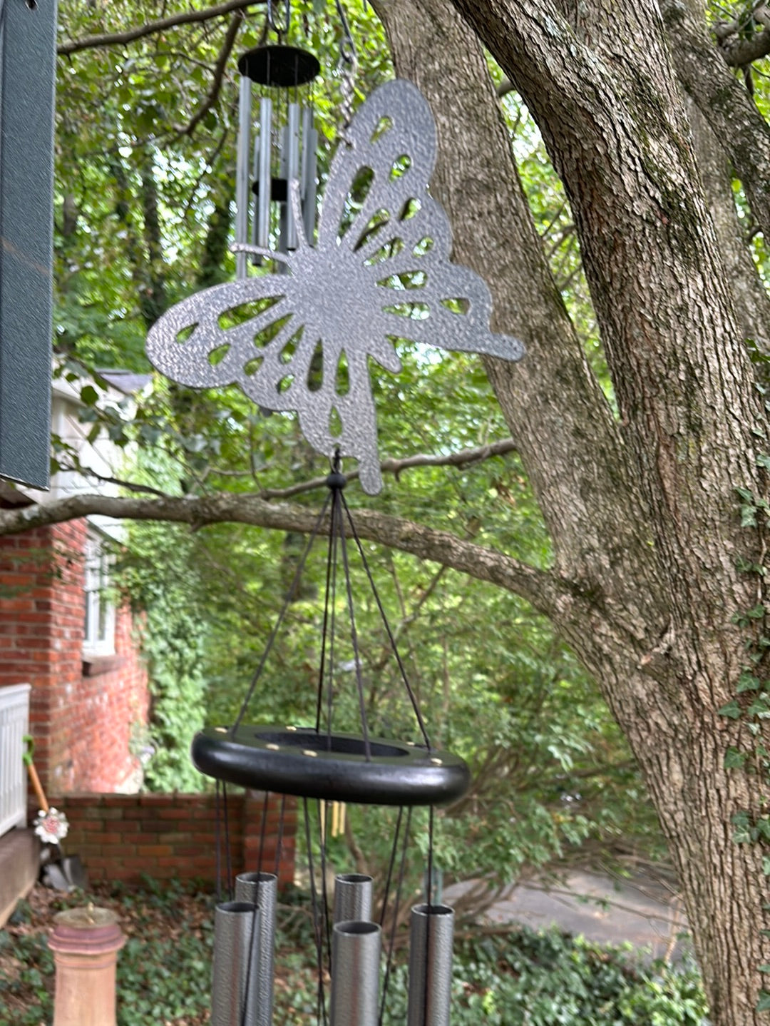 Wonderful butterfly wind chime tuned to the flight of the butterfly 41 inches