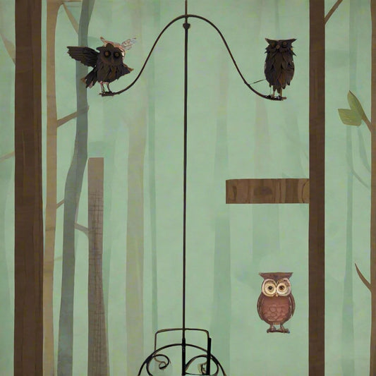 Balancer Owls on Branch