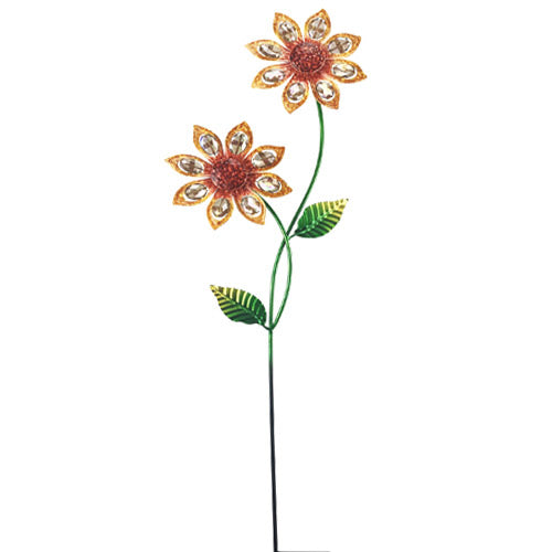 Spinner Double Flower Orange