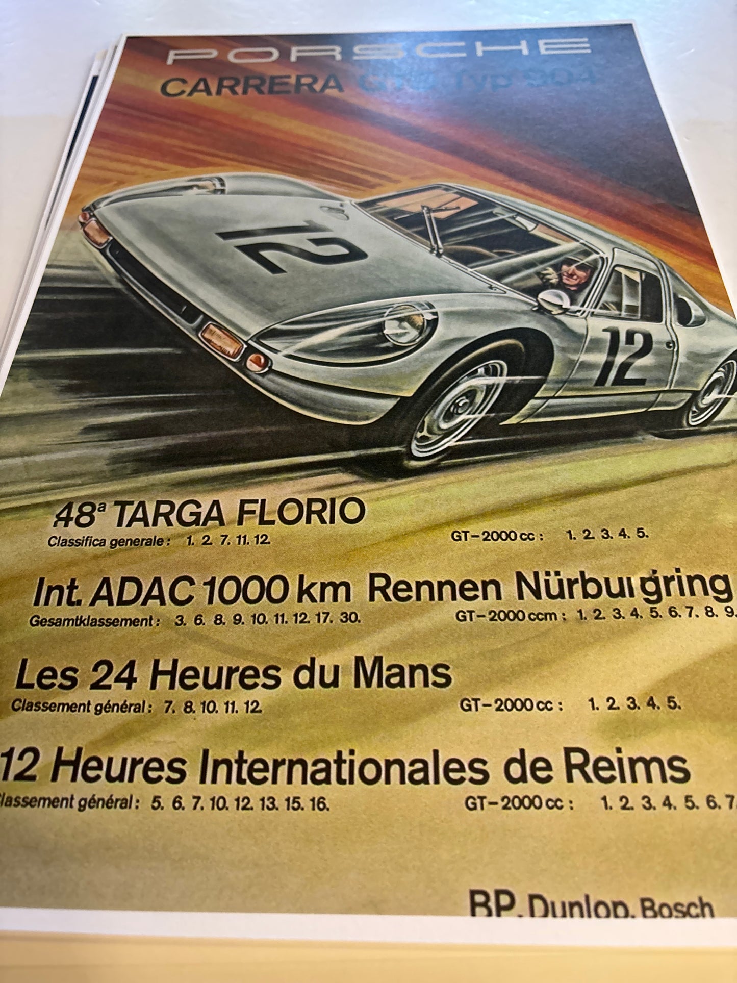 Porsche poster, Carrera, GTS 904