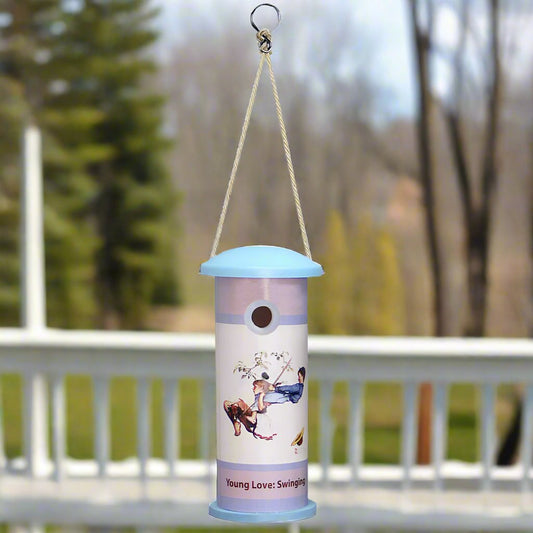 Birdhouse Norman Rockwell Swinging Large