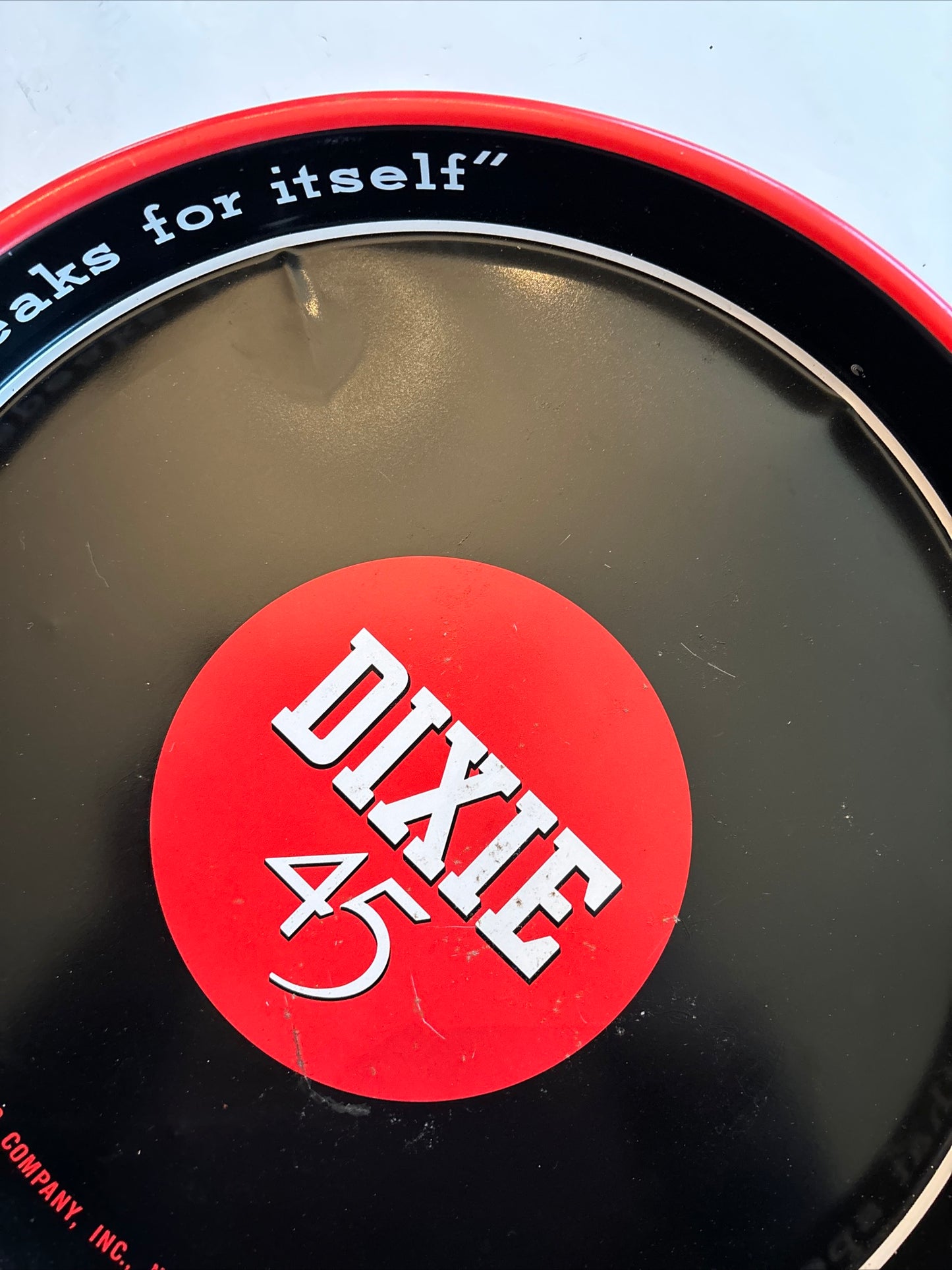 Vintage Dixie 45 Beer Metal Tin Tray-New Orleans