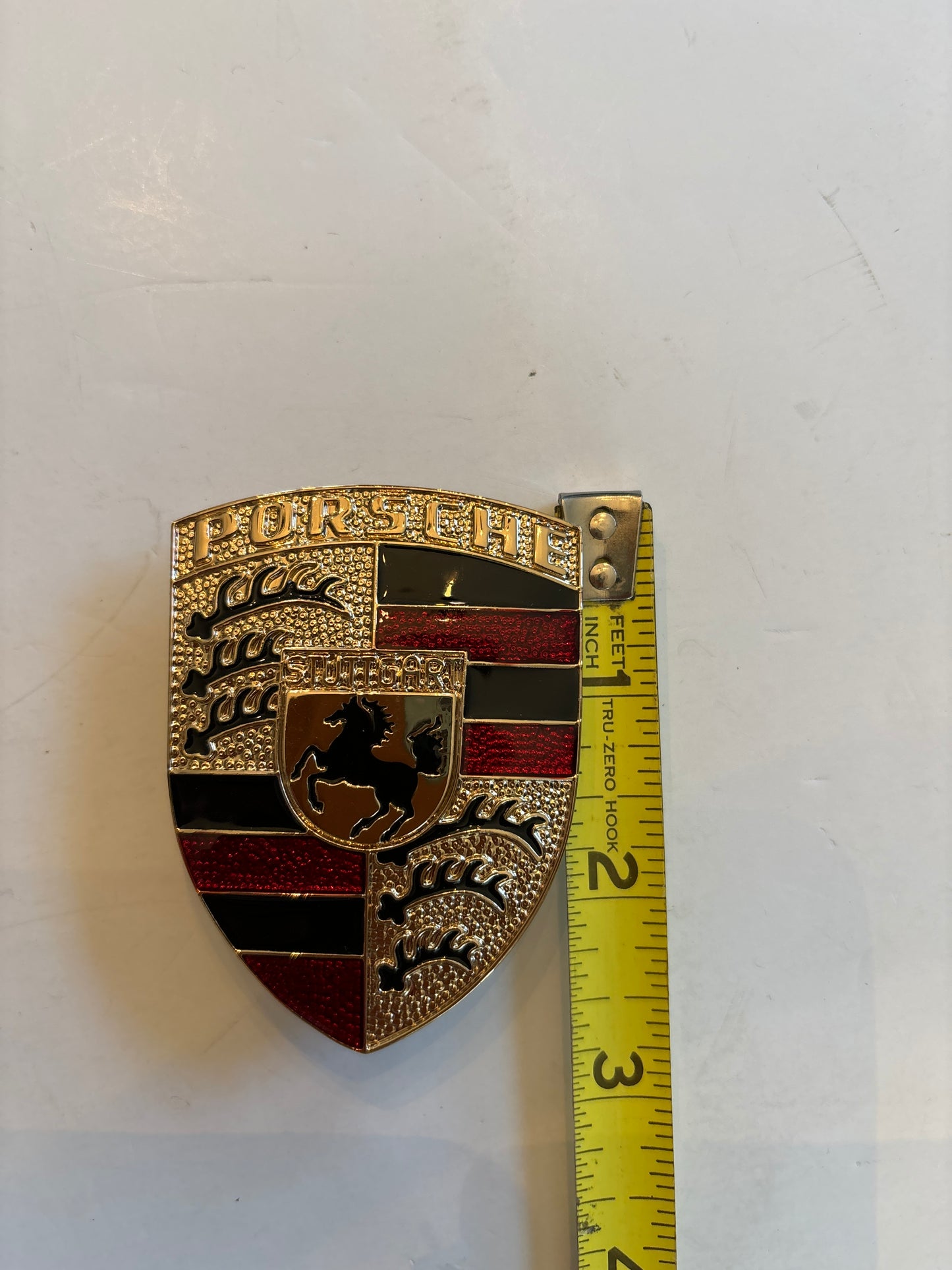 Porsche Metal hood emblem