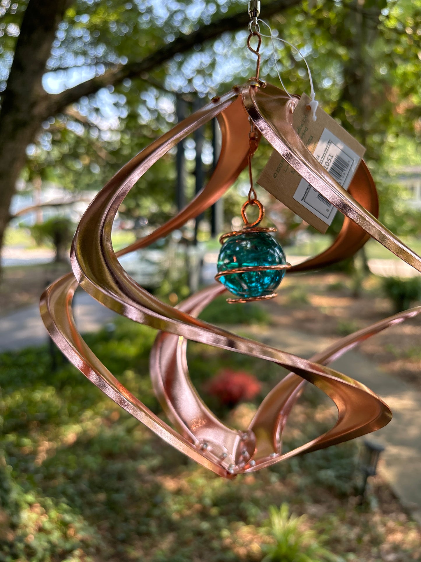 Cosmix Wind Spinner with Glass Ball Suncatcher