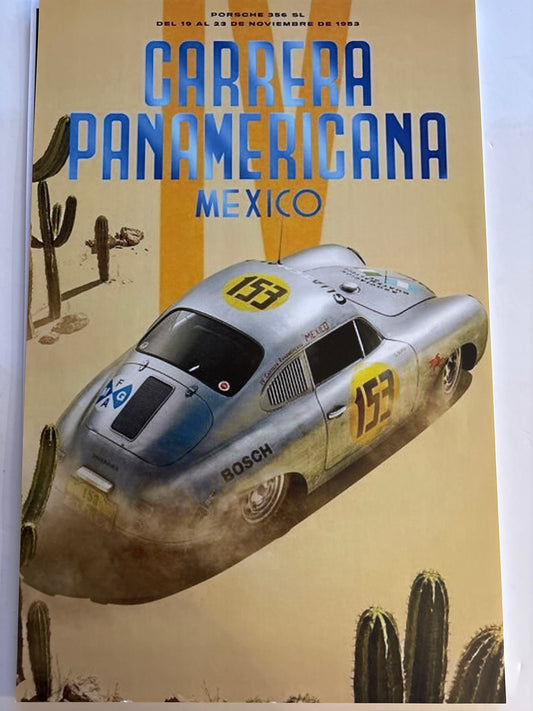 Porsche Carrera Panamericana Mexico Poster