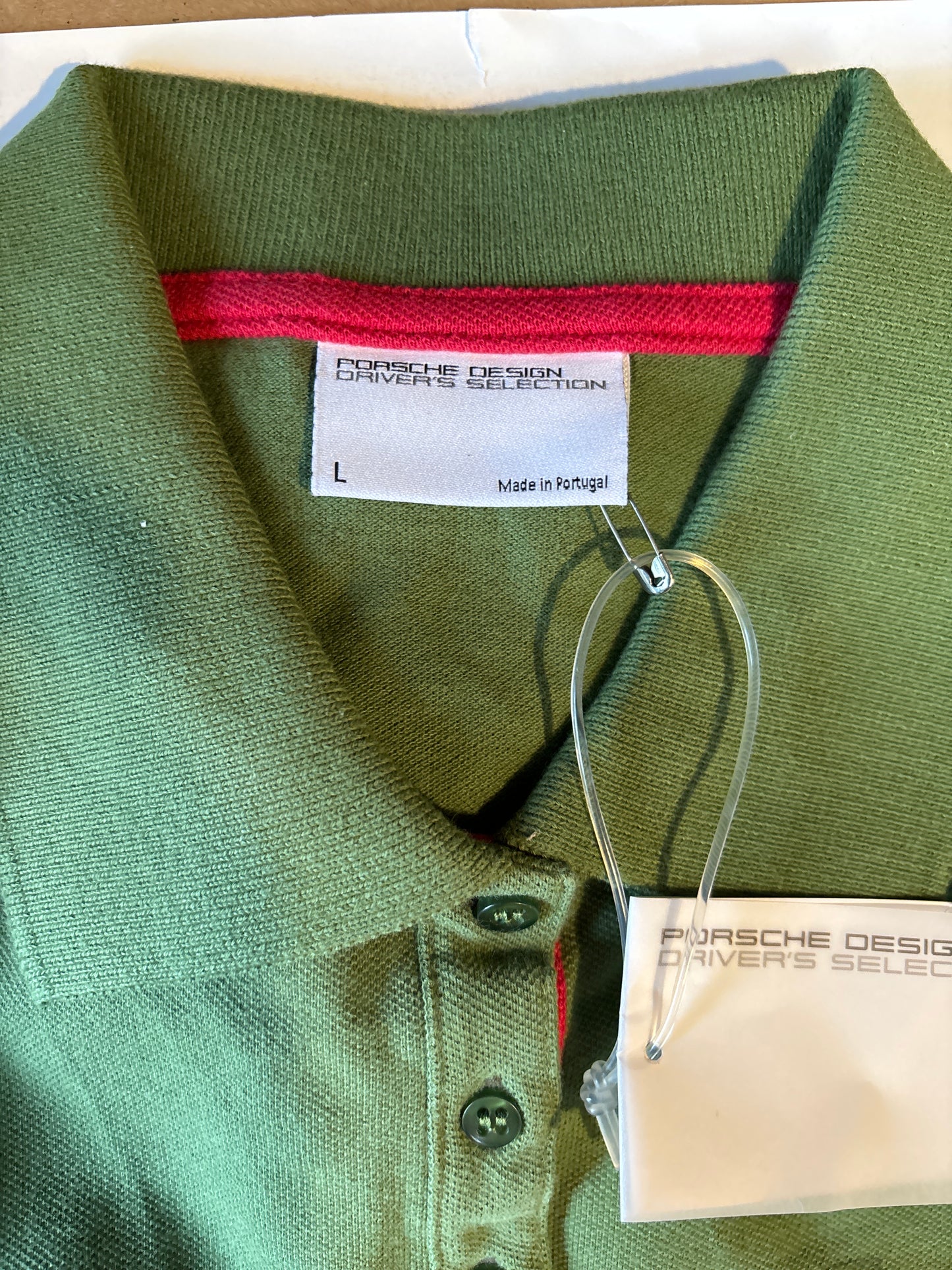 Porsche Design child large polo shirt Green unisex