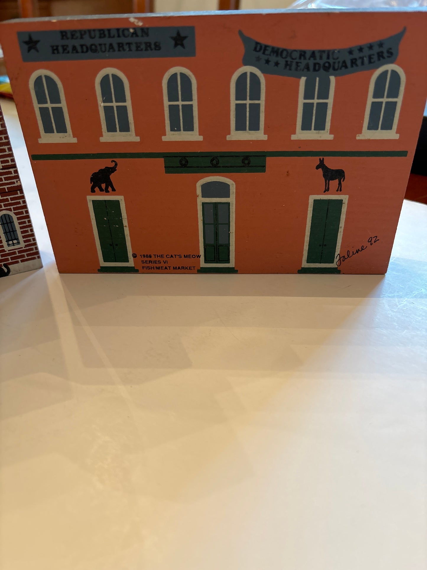 Set of Three Cats Meow Vintage Villages