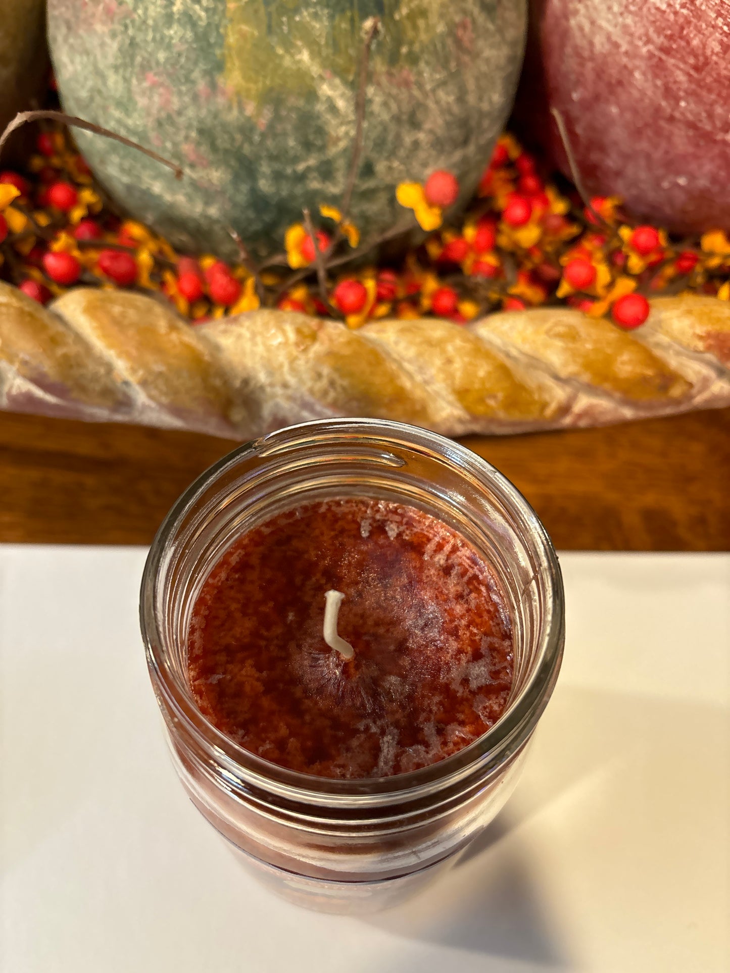 Glowing ember jar handle 12 ounce wonderful smell