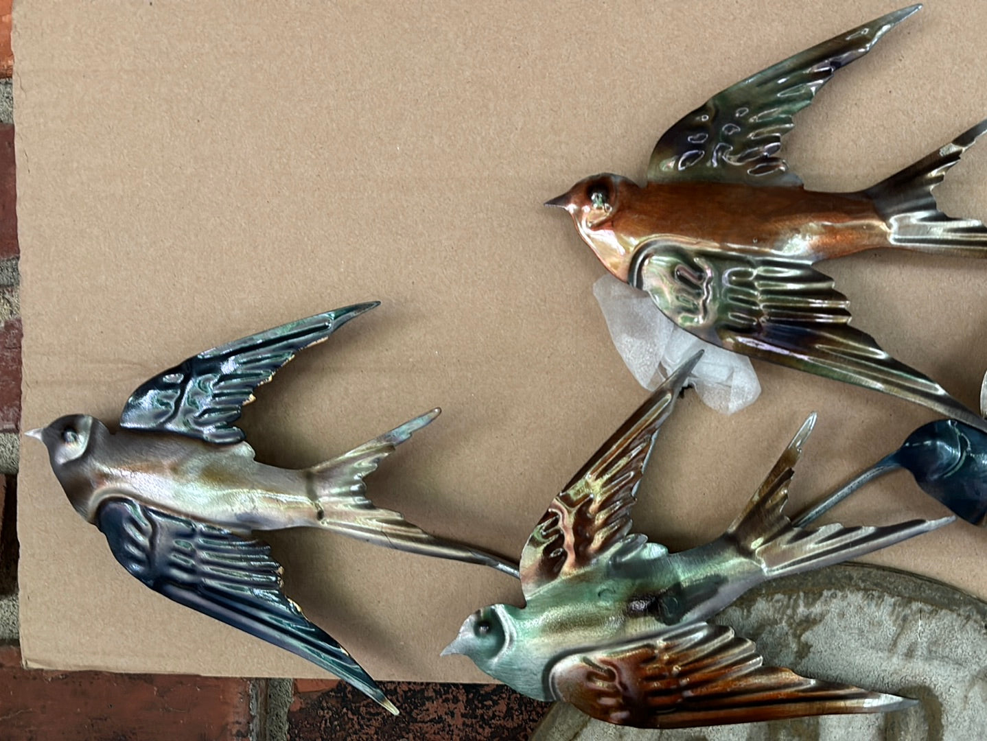 Metallic Barn Swallow, Wall Decor
