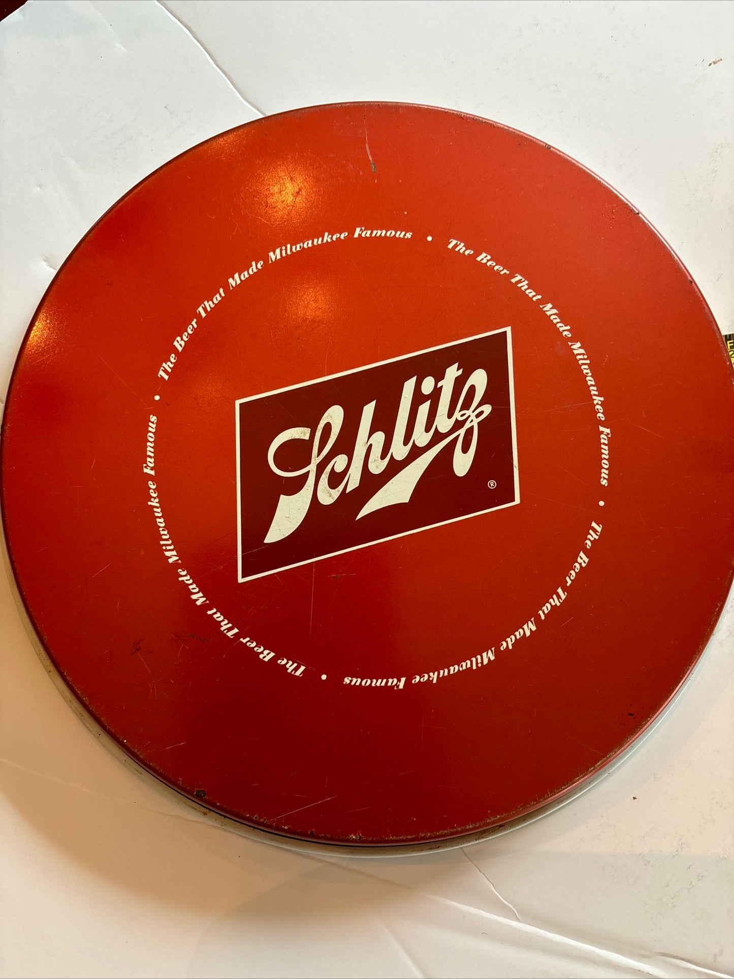 Rare Vintage Beer Tray Schiitz Beer