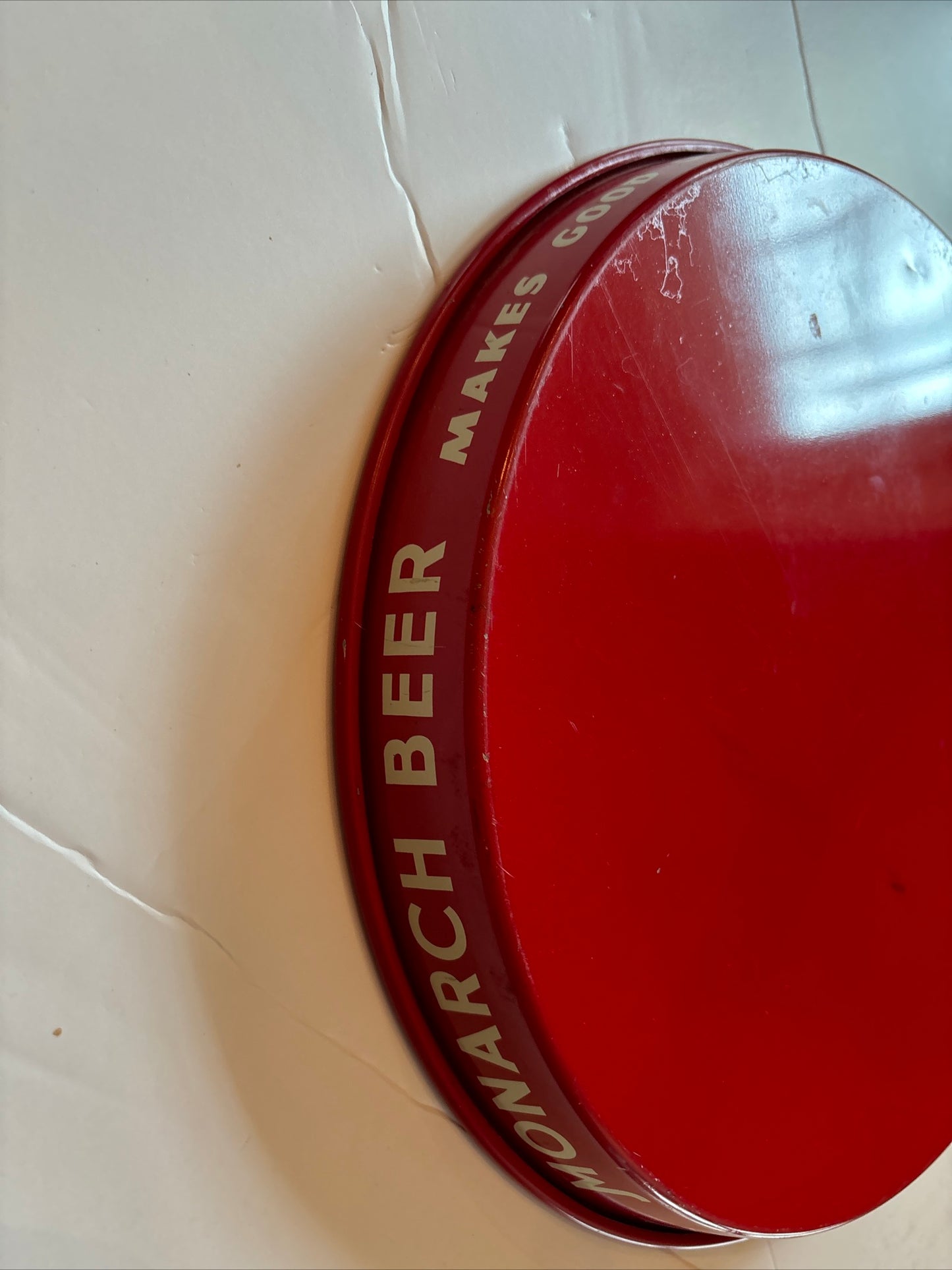 Rare Vintage Beer Bar Tray Monarch Beer Chicago
