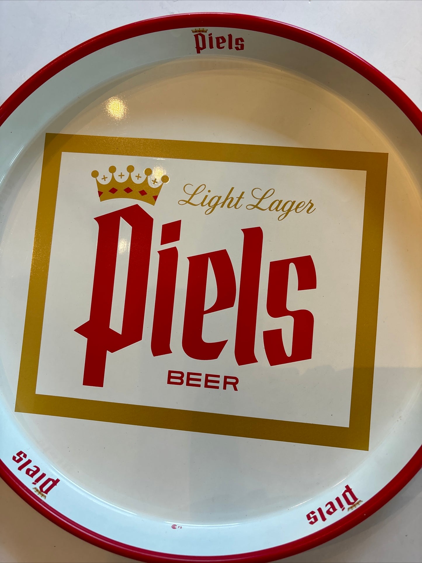 Rare Vintage Beer Bar Tray Piel’s Brooklyn, New York