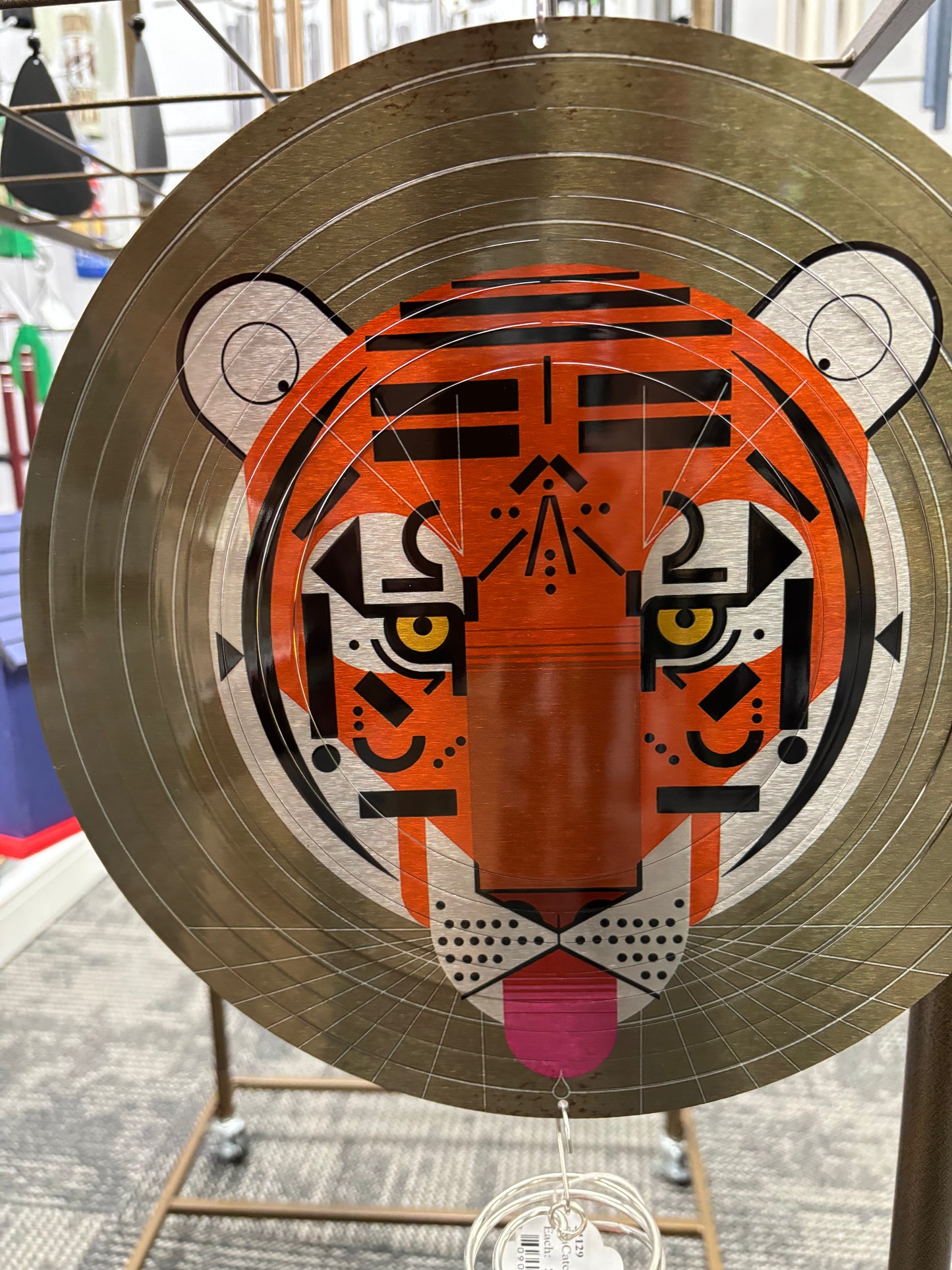 New Charley Harper Cool Bengal Tiger Cincy Suncatcher