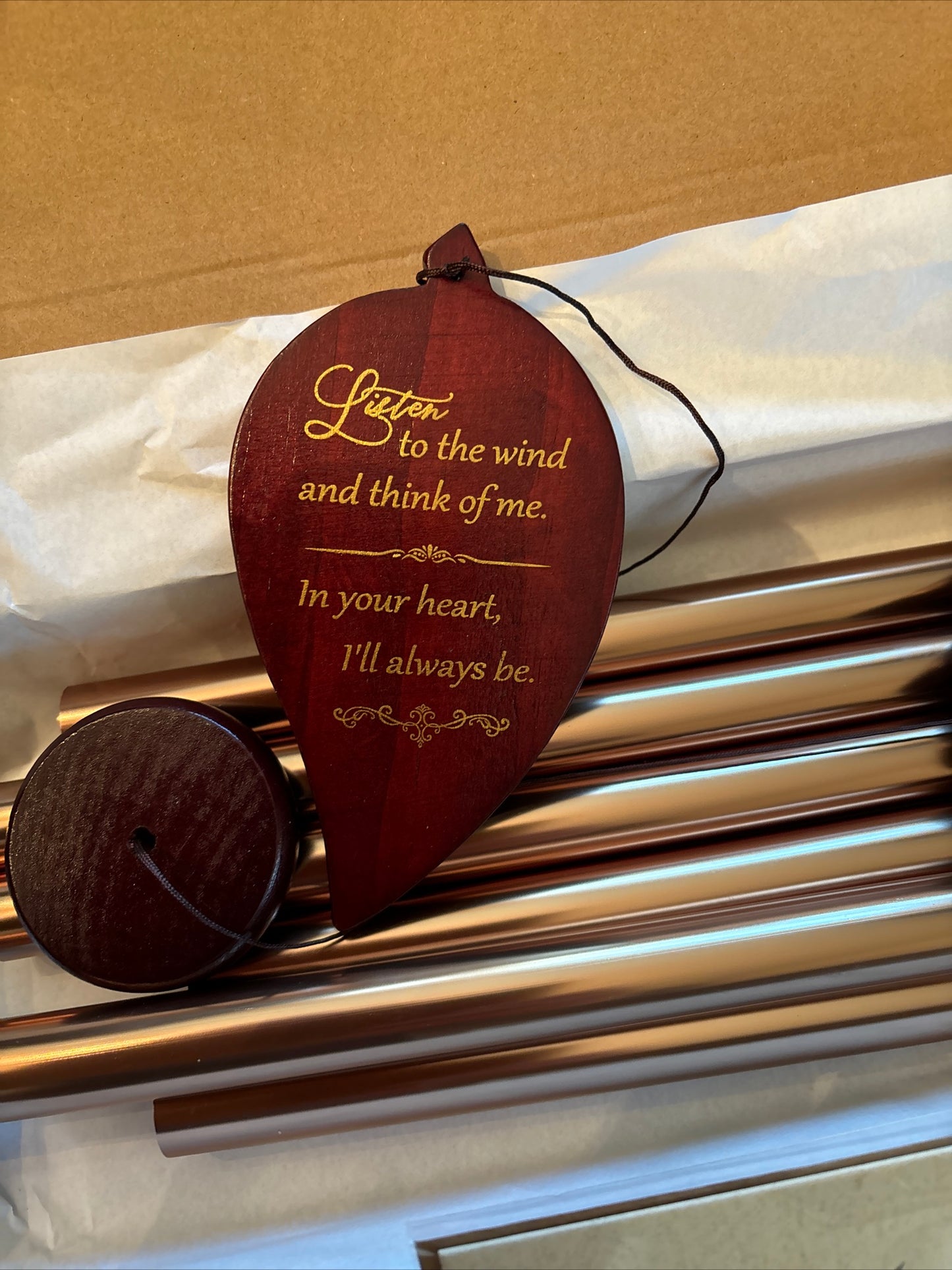 Memorial 💐Sympathy Condolence Windchimes for a Loved who Passed On