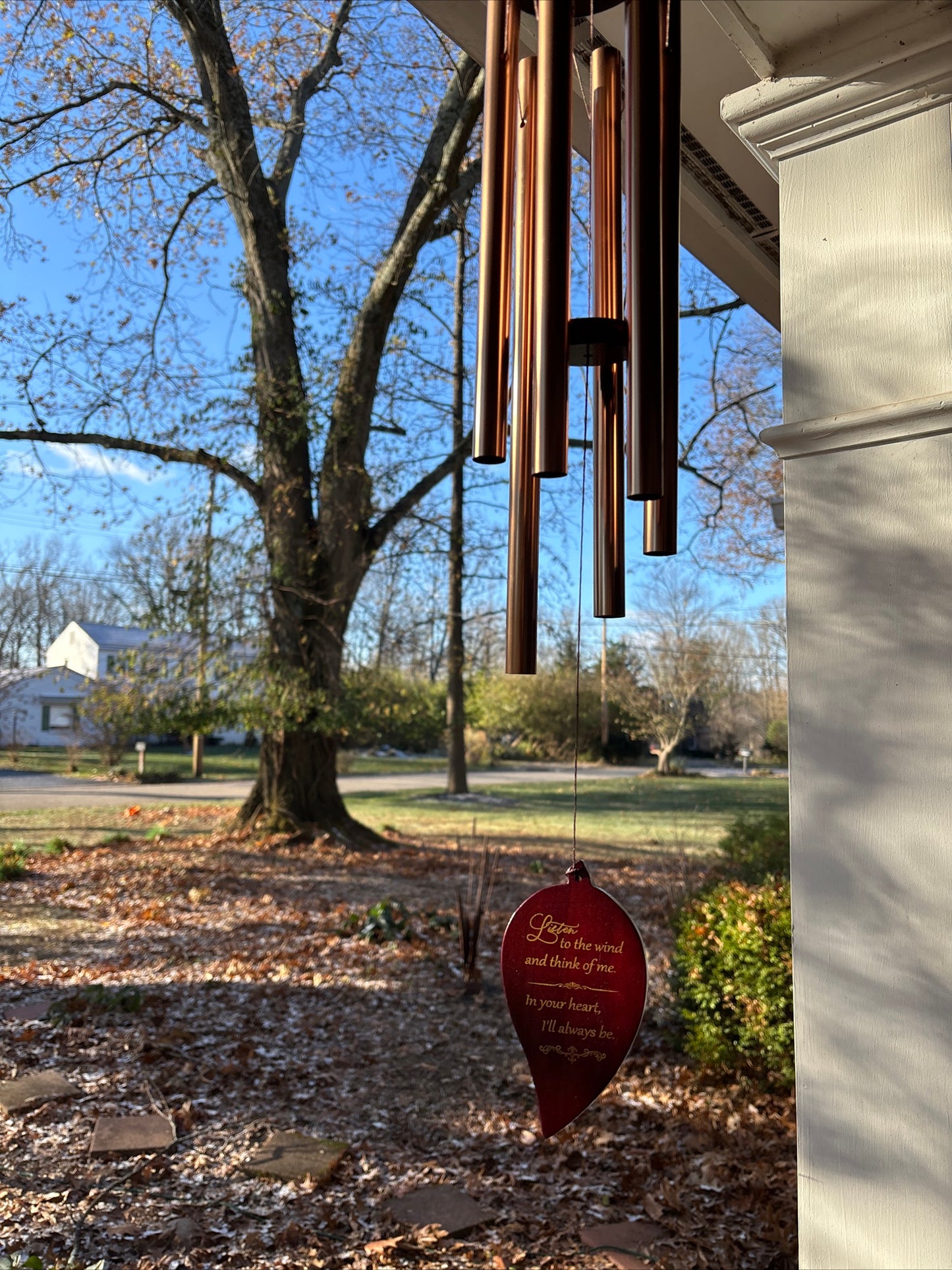 Memorial 💐Sympathy Condolence Windchimes for a Loved who Passed On