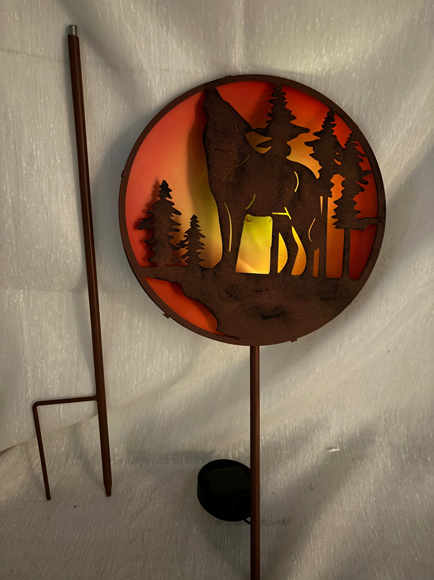 Night sky, Solar, Stake Wolf