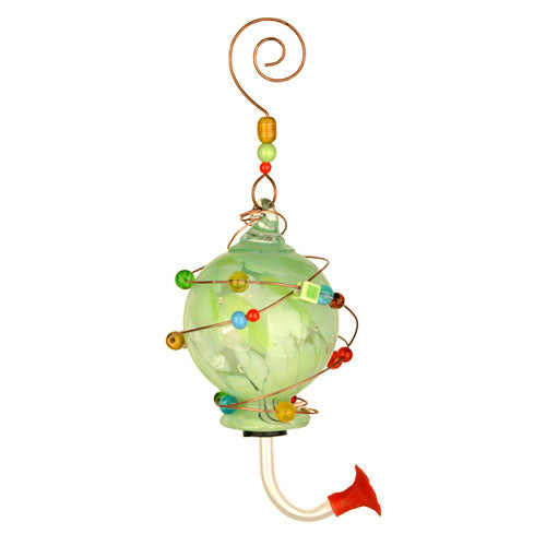 Hbird Feeder Spotted Green
