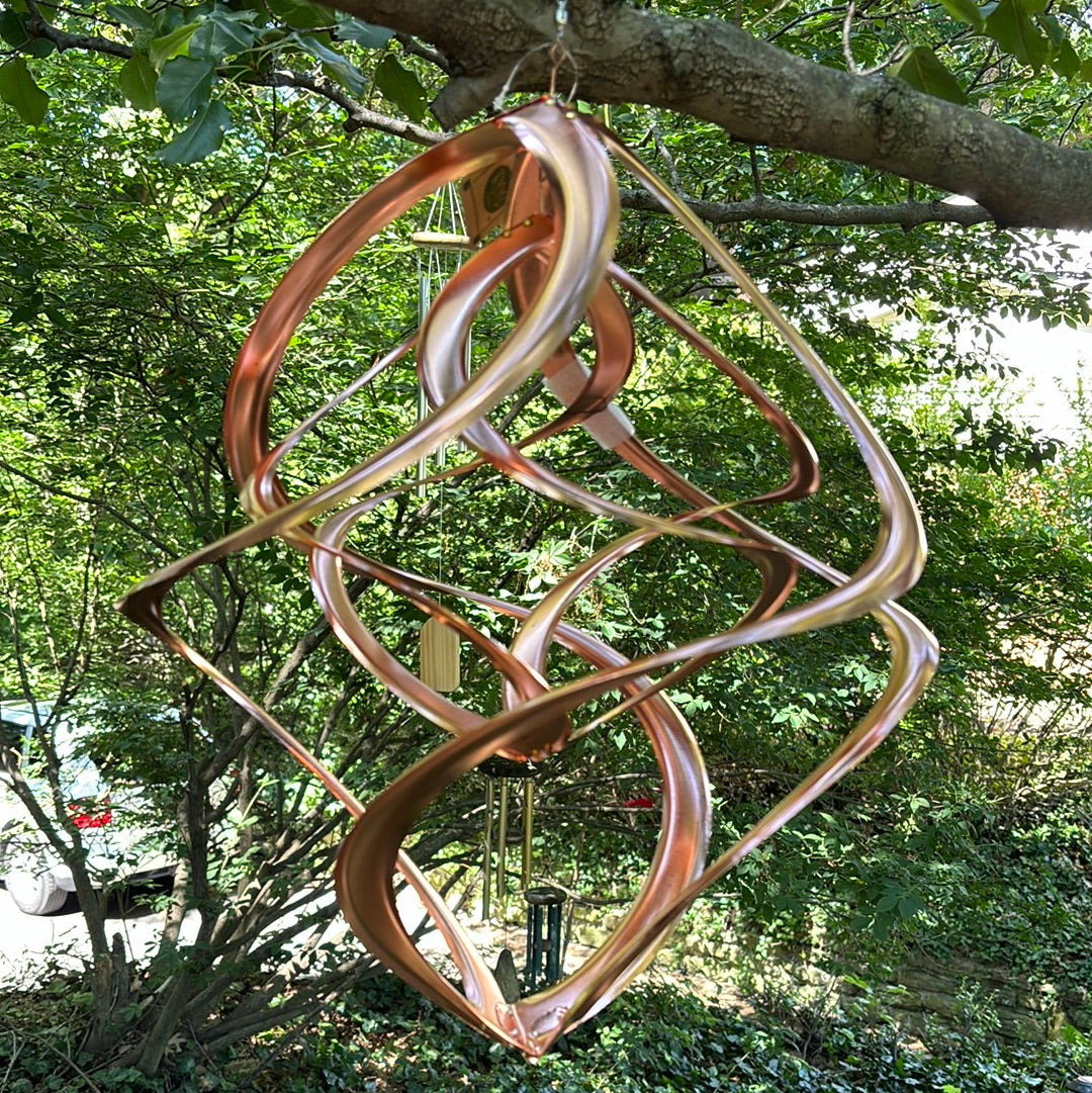 Cosmix-20 inch Copper Double Spiral Large Wind Spinner