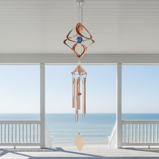 Blue Cosmix Wind Chime Spinner