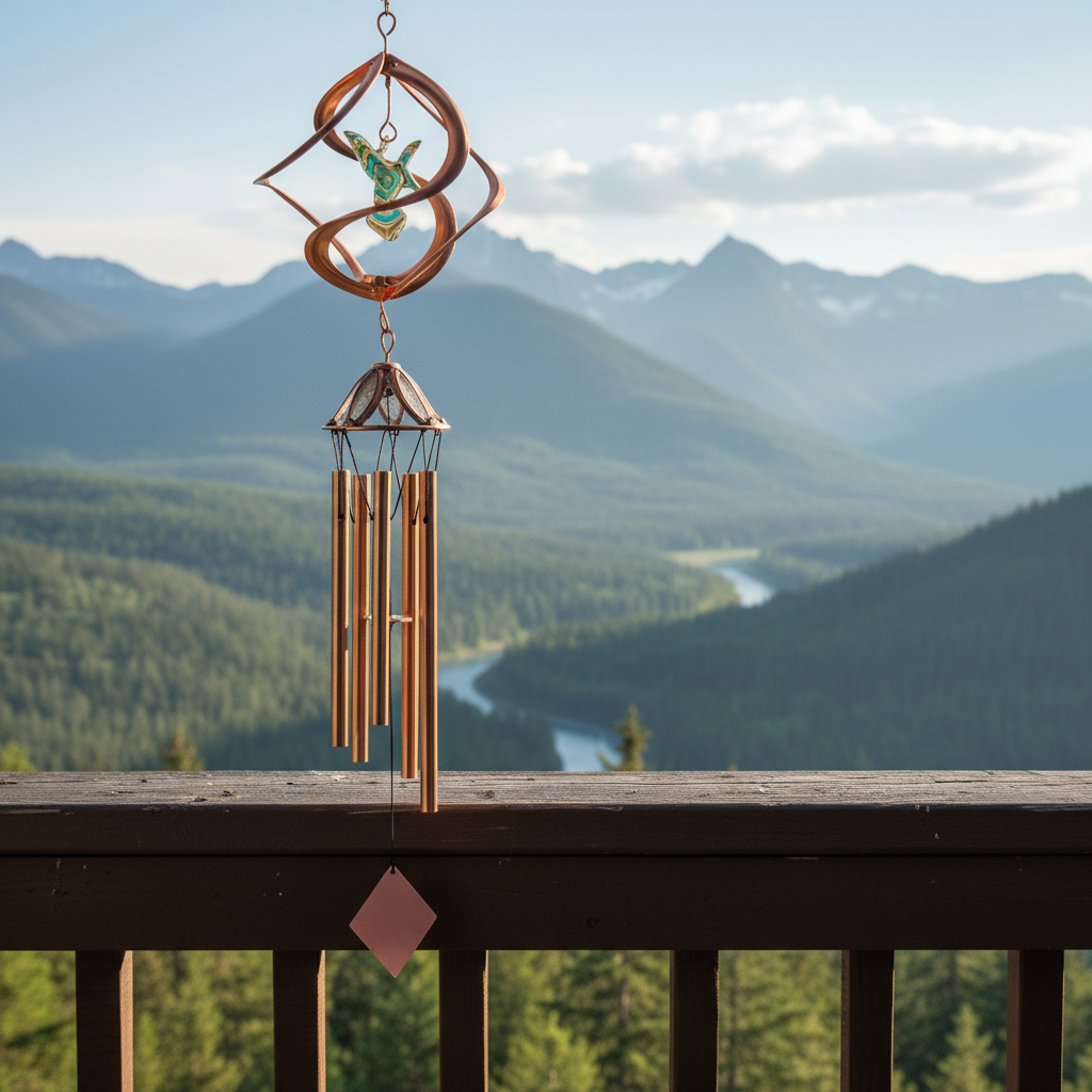 Hummingbird Cosmix Wind Chime Spinner