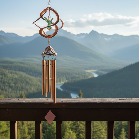 Hummingbird Cosmix Wind Chime Spinner