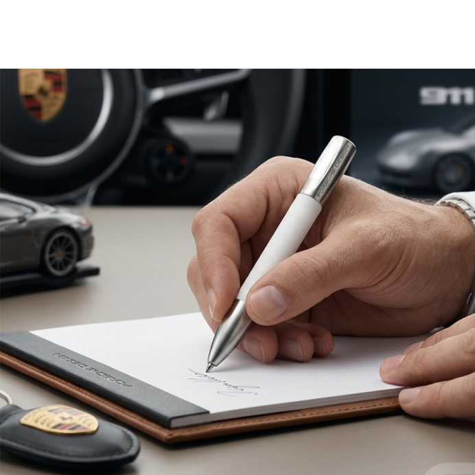 Porsche Design Pen Shake Compact White / Silver