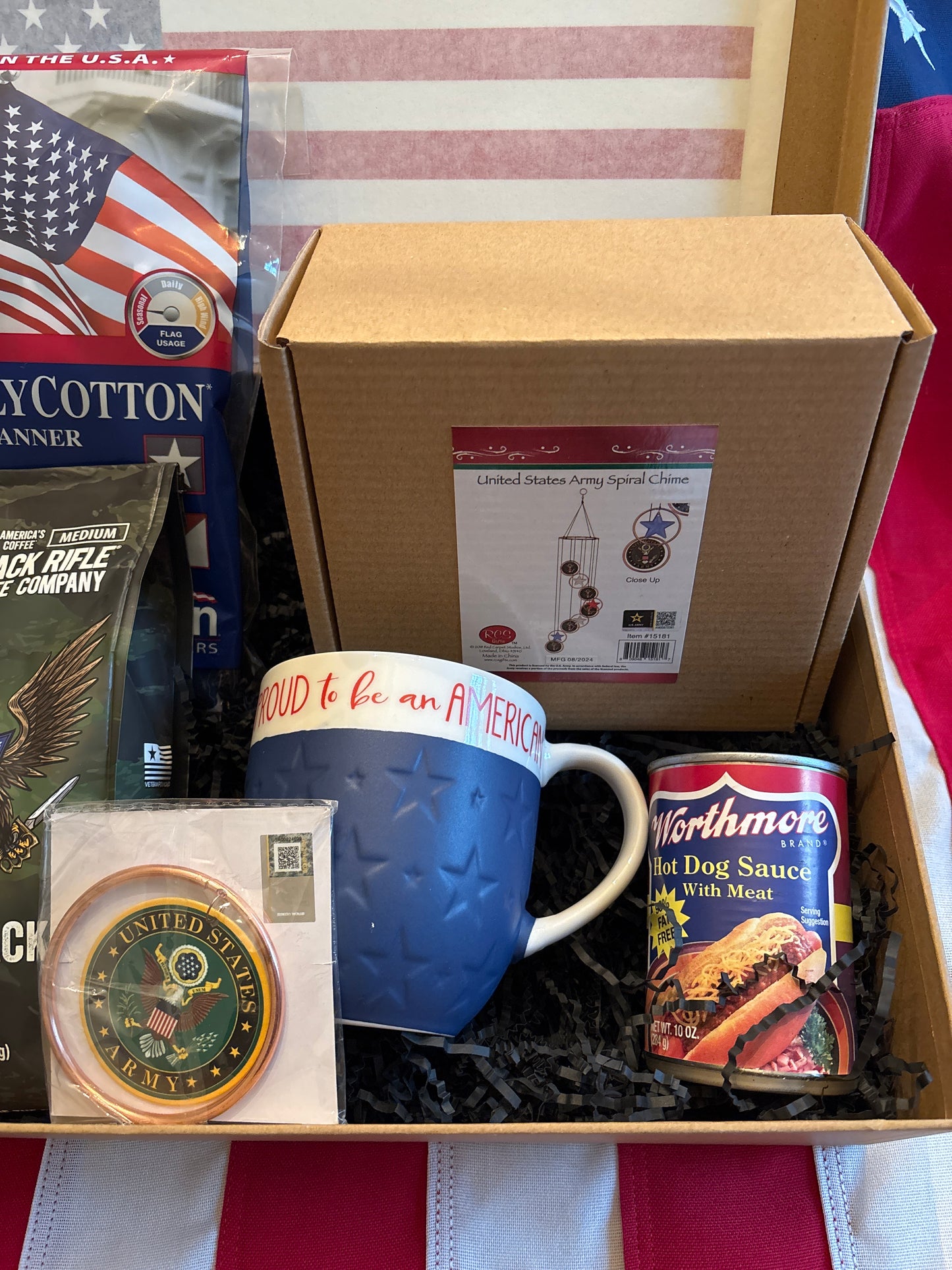 American🇺🇸 HERO’S Active Military and Veteran’s USA Gift bag