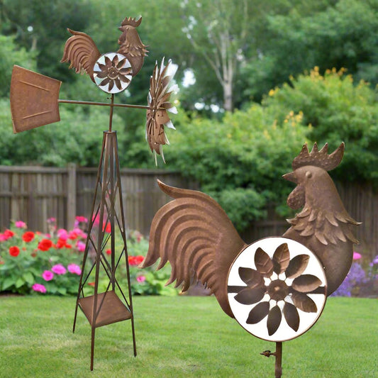 Chicken Windmill Windmills – Wind Chimes Outdoor Decor
