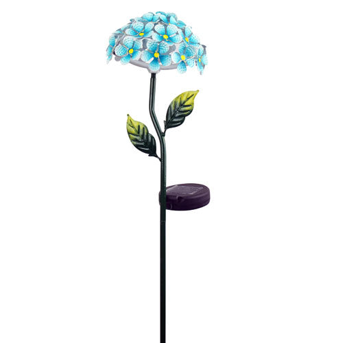 Stake Solar Flower Blue