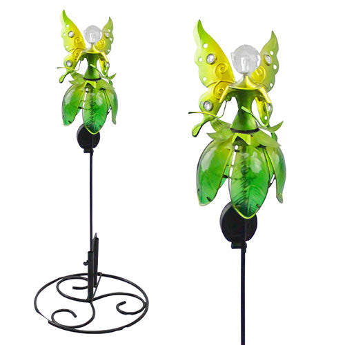 Stake Solar Fairy Green Yellow