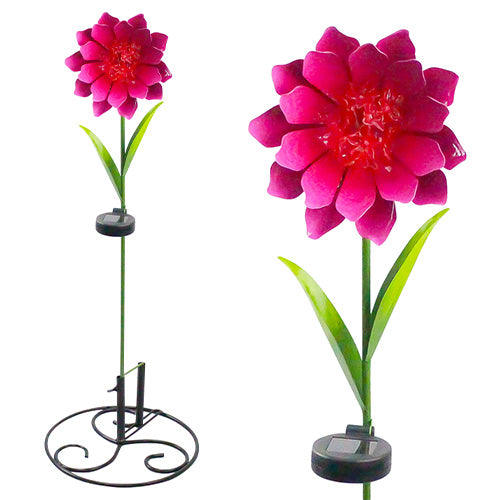 Stake Solar Daisy Flower Pink