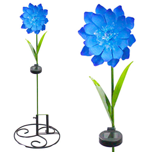 Stake Solar Daisy Flower Blue