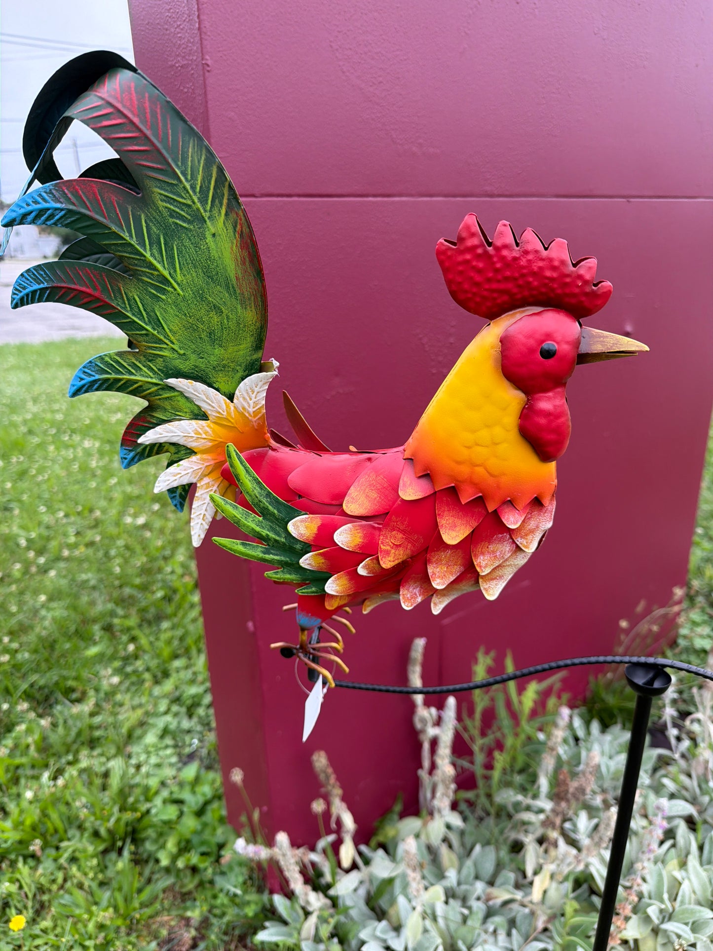 Rocking balancer Metal Farm Rooster