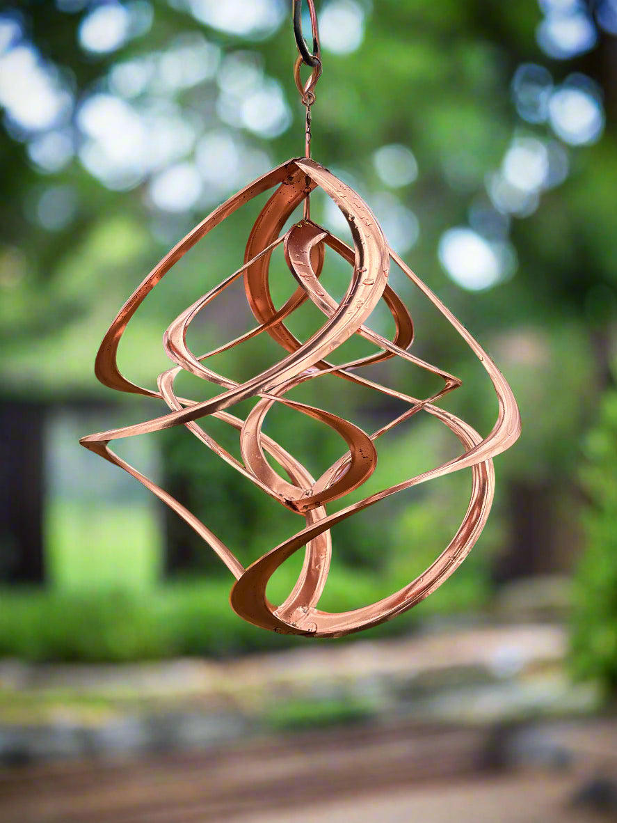 Buyers CHOICE Copper double Wind SPINNER – Wind Chimes Outdoor Decor