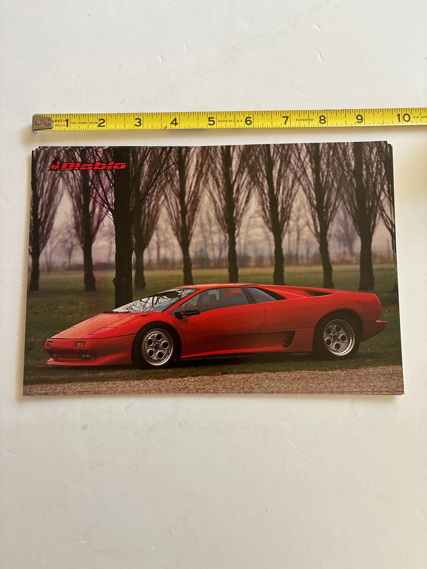 Vintage FACTORY Lamborghini Diablo dealer brochure