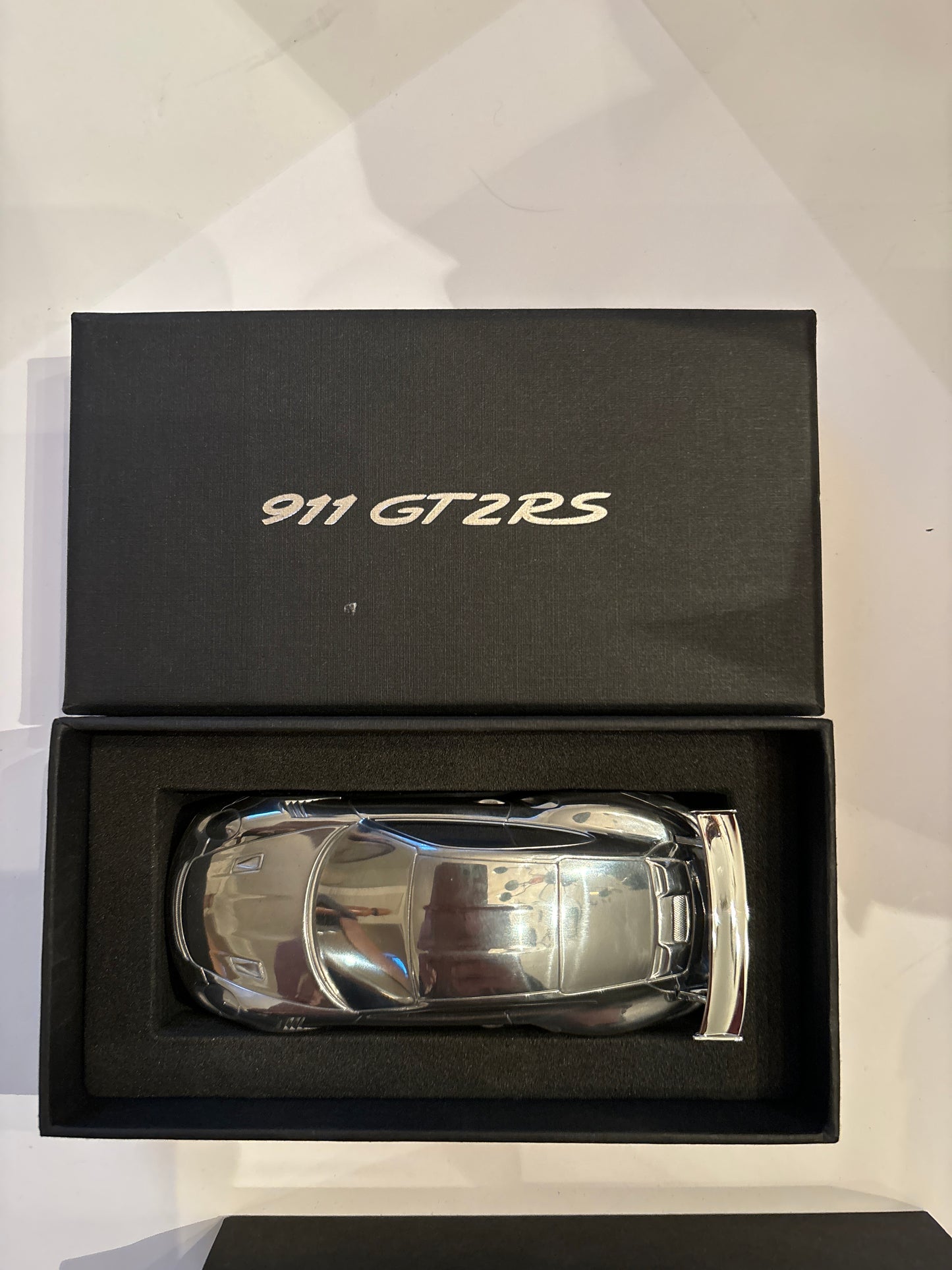 Porsche 911 GT2 RS Aluminium Billet Paperweight Model 991.2 series