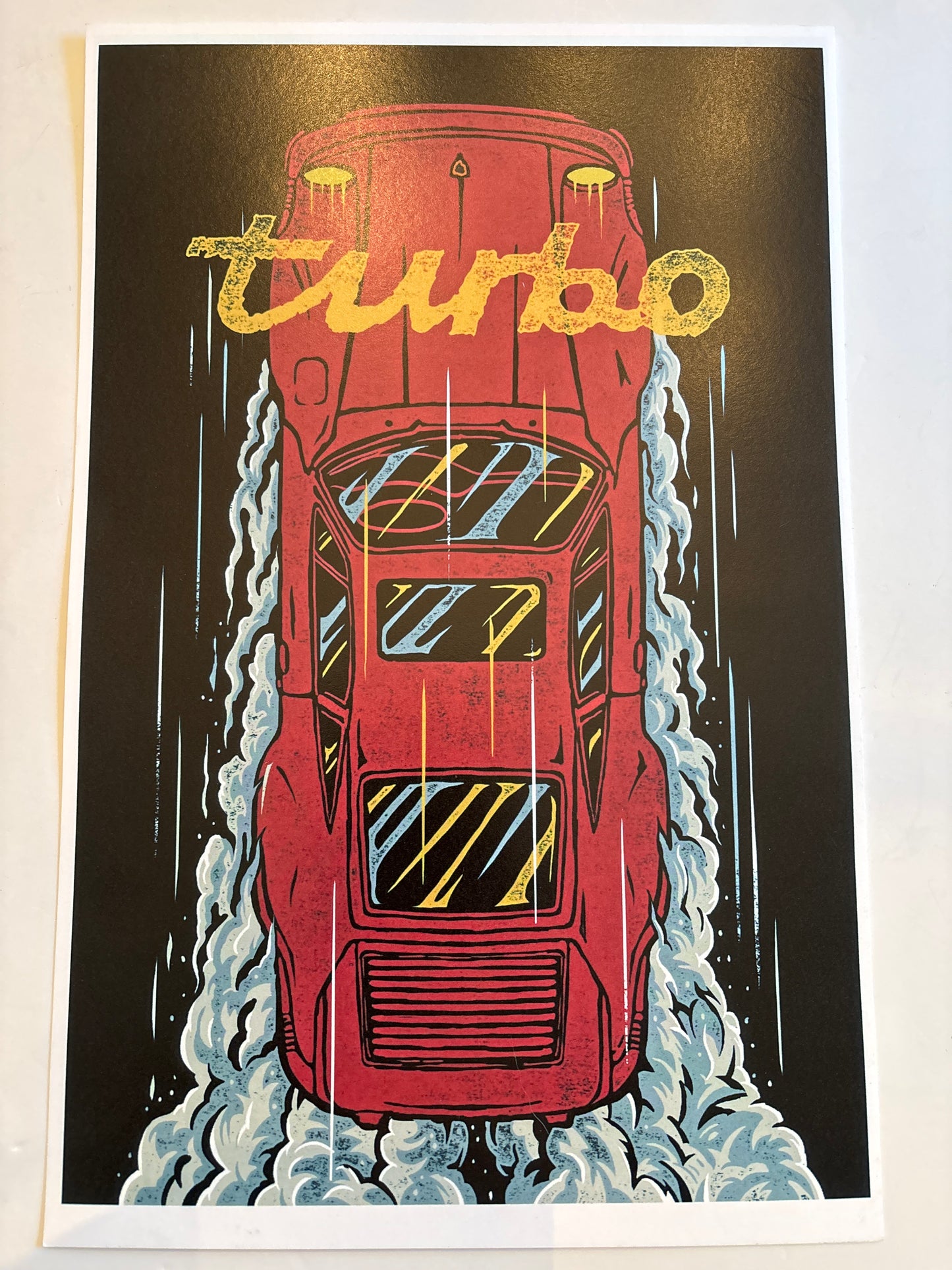 Vintage style 911 Porsche Turbo poster