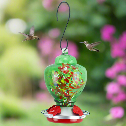 Hummingbird Feeder Green