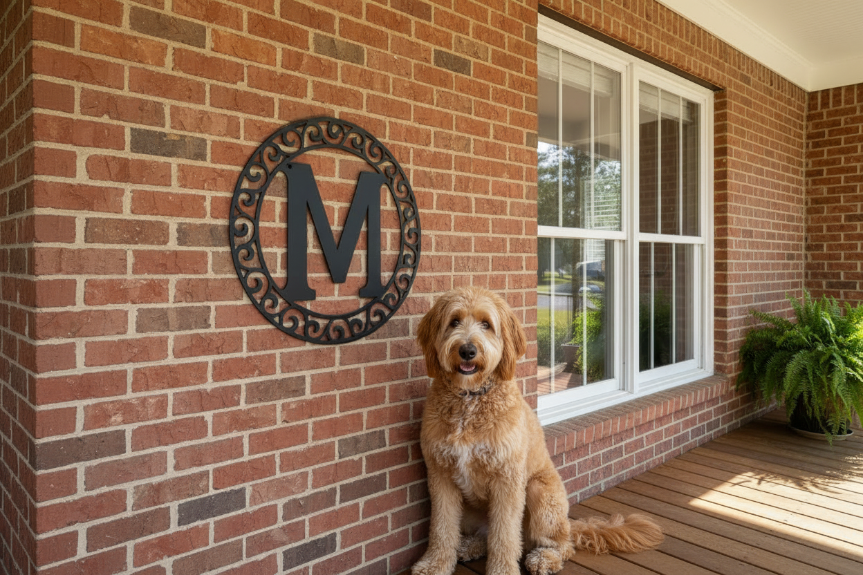 Personalized Metal Sign Custom Last Initial Your Family Initial Metal Sign