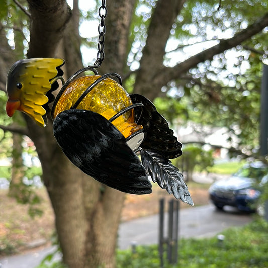 AWESOME Goldfinch, Bird solar lantern Great Deal