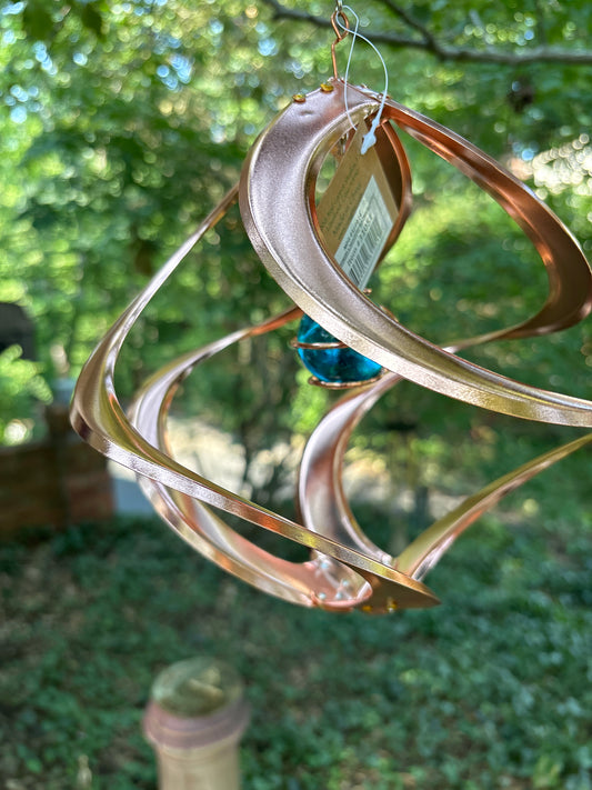 Beautiful Cosmic Wind Spinner with Glass Ball Suncatcher