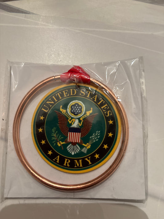 Army pendant, keepsake, honor of Veteran
