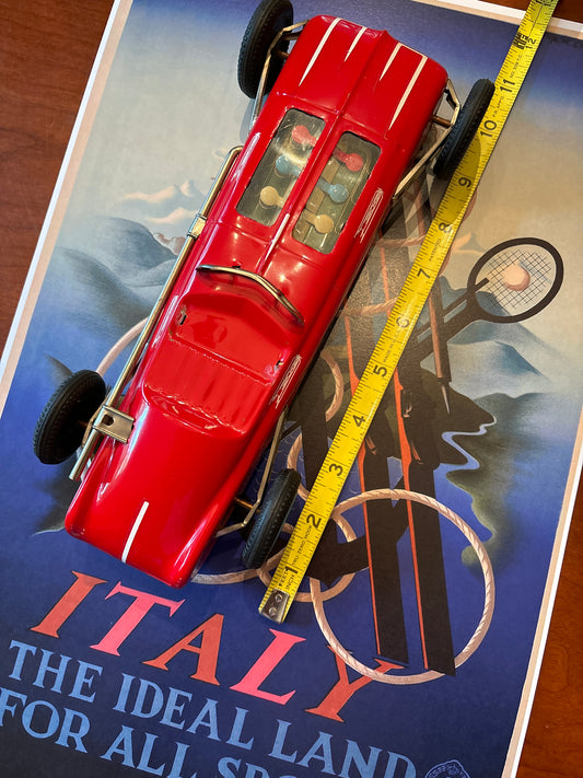 Collectors Rare Vintage 1960’s Japanese Maserati tin toy car