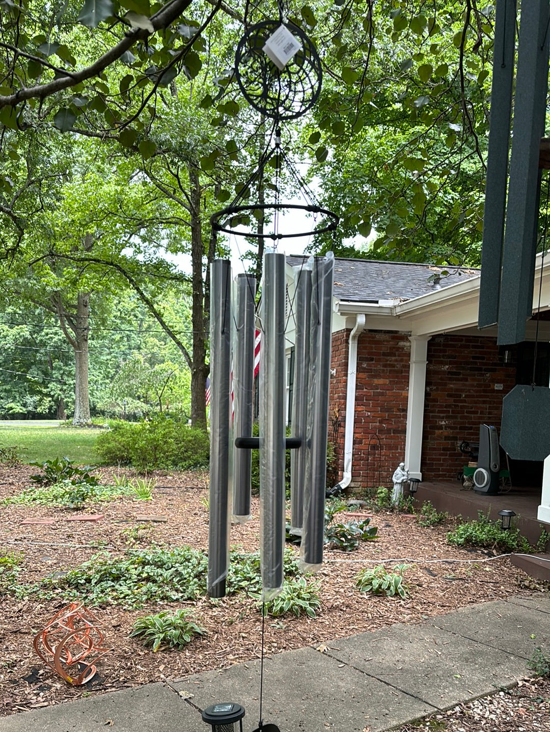 Large Beautiful Tones smoky bars, Tree of Life, vintage style Wind Chime, 63 inches