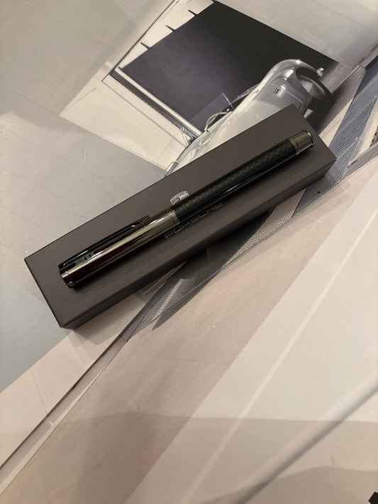 Official Porsche 911 factory launch carbon fiber ball pt pen
